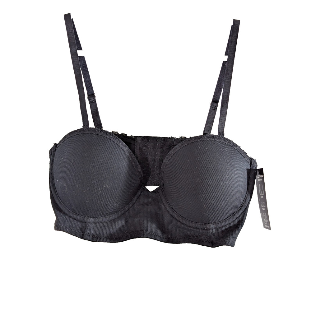 Tahari Convertible Multi-Way Black Bra – Size 34C NWT